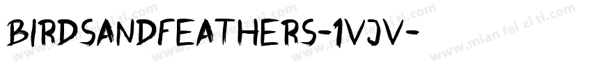 Birdsandfeathers-1VJv字体转换