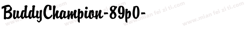 BuddyChampion-89p0字体转换