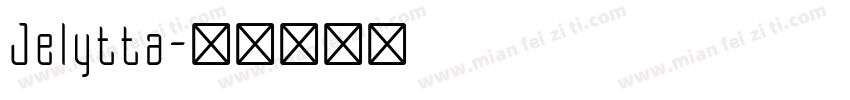 Jelytta字体转换
