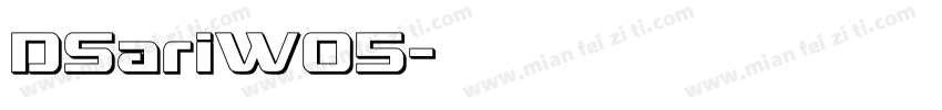 DSariW05字体转换