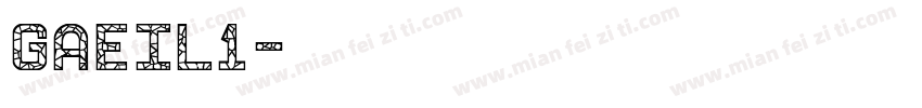 GAEIL1字体转换