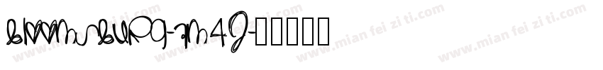 Bloomsburg-am4J字体转换