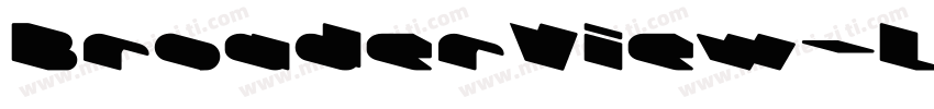 BroaderView-Light字体转换