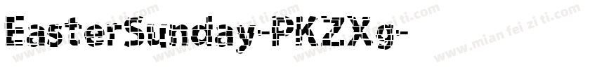 EasterSunday-PKZXg字体转换