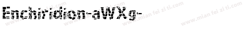Enchiridion-aWXg字体转换