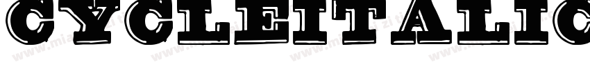 CycleItalic-V1V6字体转换
