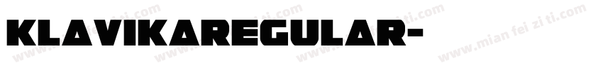 Klavikaregular字体转换