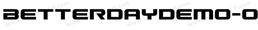 Betterdaydemo-od1x字体转换