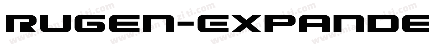 Rugen-Expanded字体转换