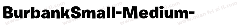 BurbankSmall-Medium字体转换