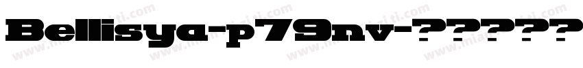 Bellisya-p79nv字体转换