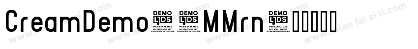 CreamDemo-8MMrn字体转换