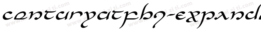 CenturyATFBQ-ExpandedItalic字体转换