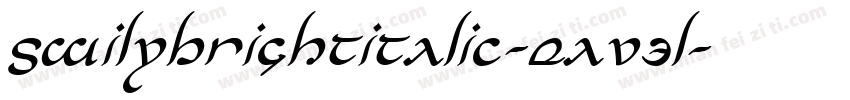 swilybrightitalic-eav3l字体转换