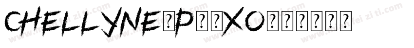 Chellyne-p78xO字体转换