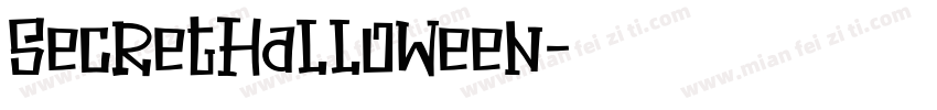 SecretHalloween字体转换