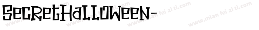 SecretHalloween字体转换