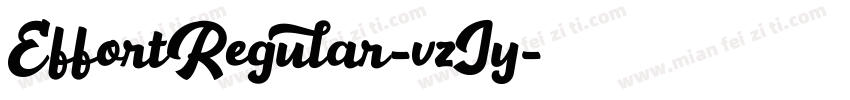 EffortRegular-vzJy字体转换