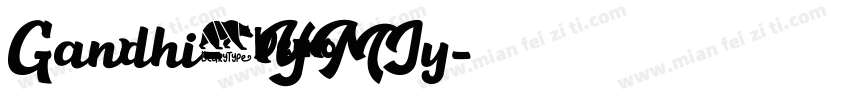 Gandhi-9YMJy字体转换