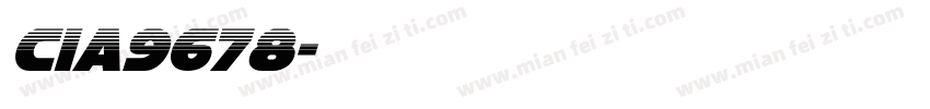 cia9678字体转换