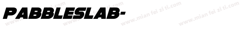 pabbleslab字体转换
