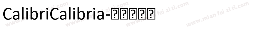CalibriCalibria字体转换