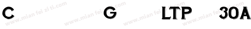 CopperplateGothicLTPro_30A字体转换
