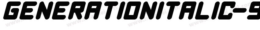 GenerationItalic-92Dn字体转换