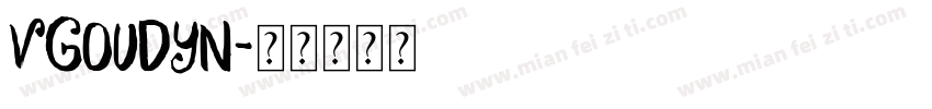 VGOUDYN字体转换