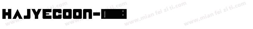 hajyecoon字体转换