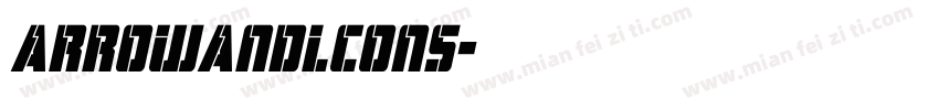arrowandlcons字体转换