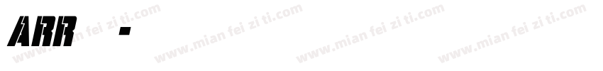 arr字库字体转换