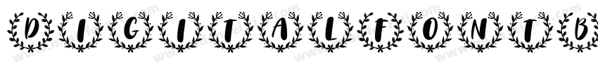 DigitalFontByAudreyRegular-1eM2字体转换