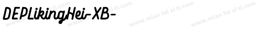 DEPLikingHei-XB字体转换