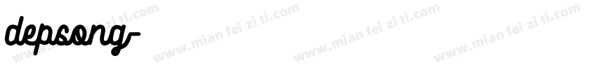 depsong字体转换