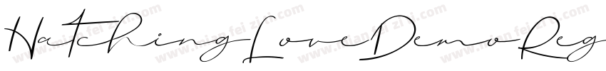 HatchingLoveDemoRegu字体转换