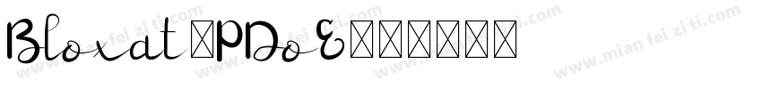 Bloxat-PDoE字体转换