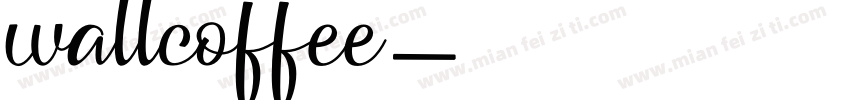 wallcoffee字体转换