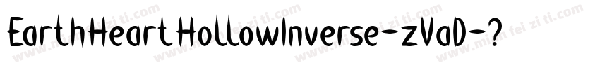 EarthHeartHollowInverse-zVaD字体转换