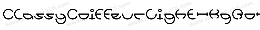 ClassyCoiffeurLight-KqRo字体转换