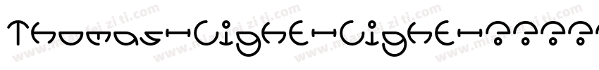 Thomas-Light-Light字体转换