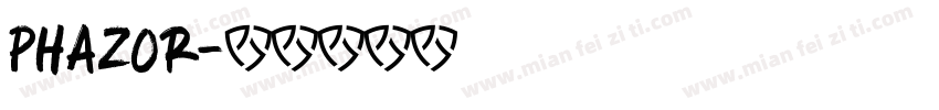 Phazor字体转换