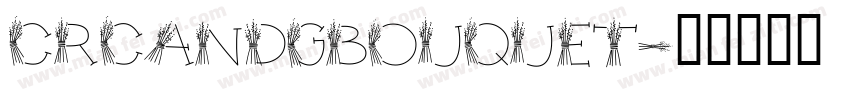 CRCandGBouquet字体转换