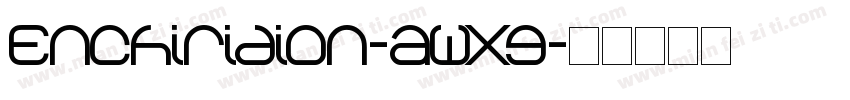 Enchiridion-aWXg字体转换