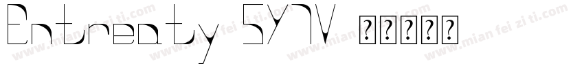 Entreaty-5Y7V字体转换