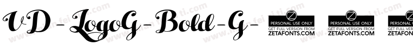VD-LogoG-Bold-G字体转换