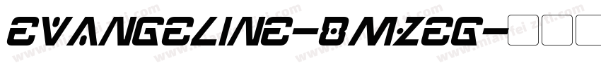 Evangeline-8MZeg字体转换