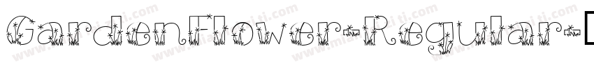 GardenFlower-Regular字体转换