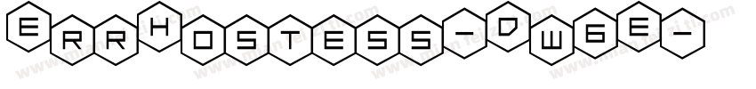 ErrHostess-Dw6E字体转换