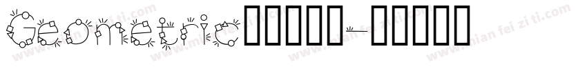 Geometric无衬线字体字体转换